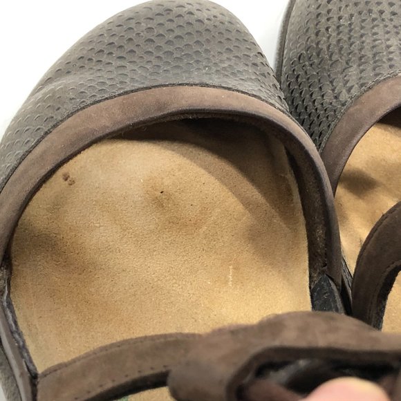 NAOT Kata Nubuck Leather Gladiator Sandals Lizard - Picture 9 of 12